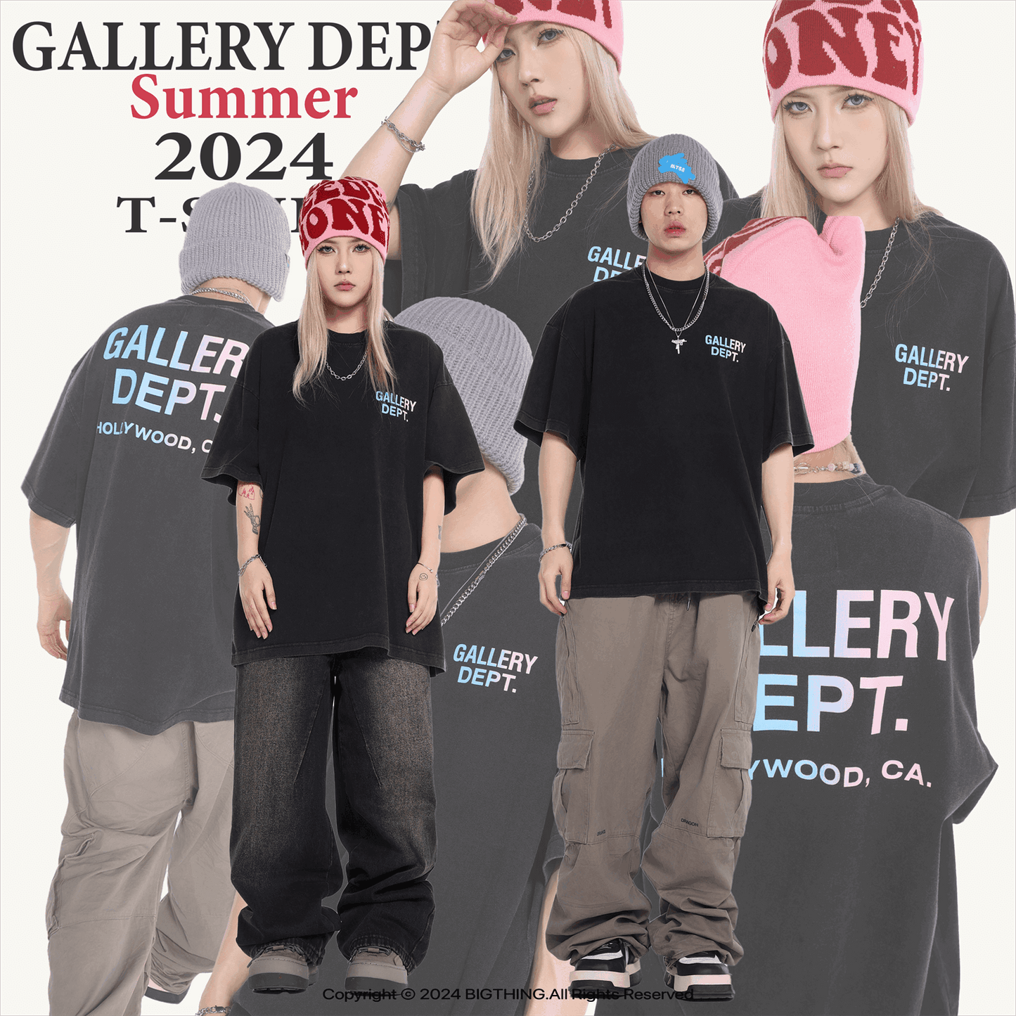 GALLERY DEPT New T-shirt D49_P49