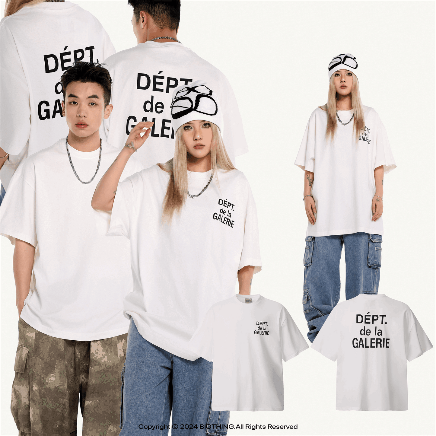 GALLERY DEPT New T-shirt D79_P39