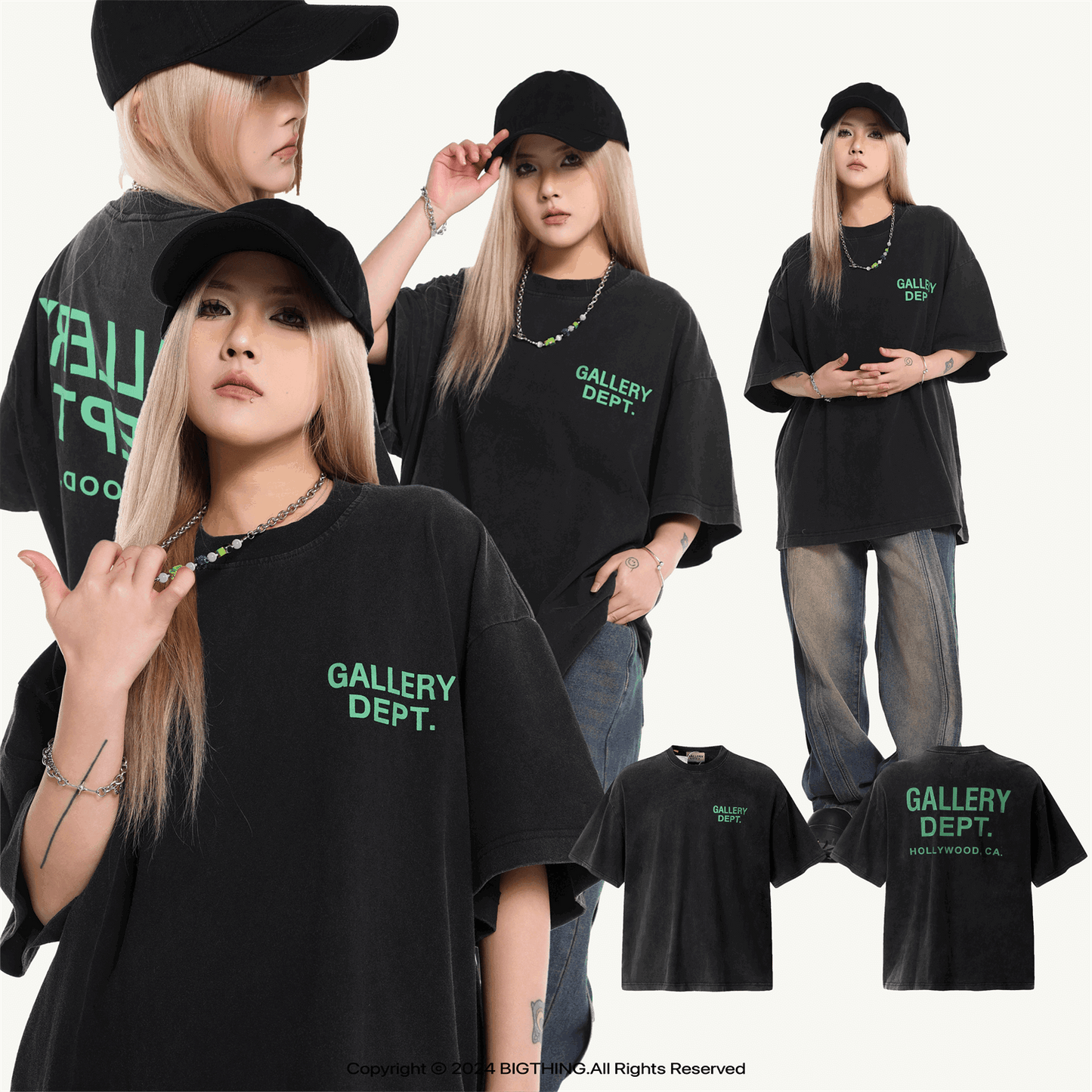 GALLERY DEPT New T-shirt D14_P49