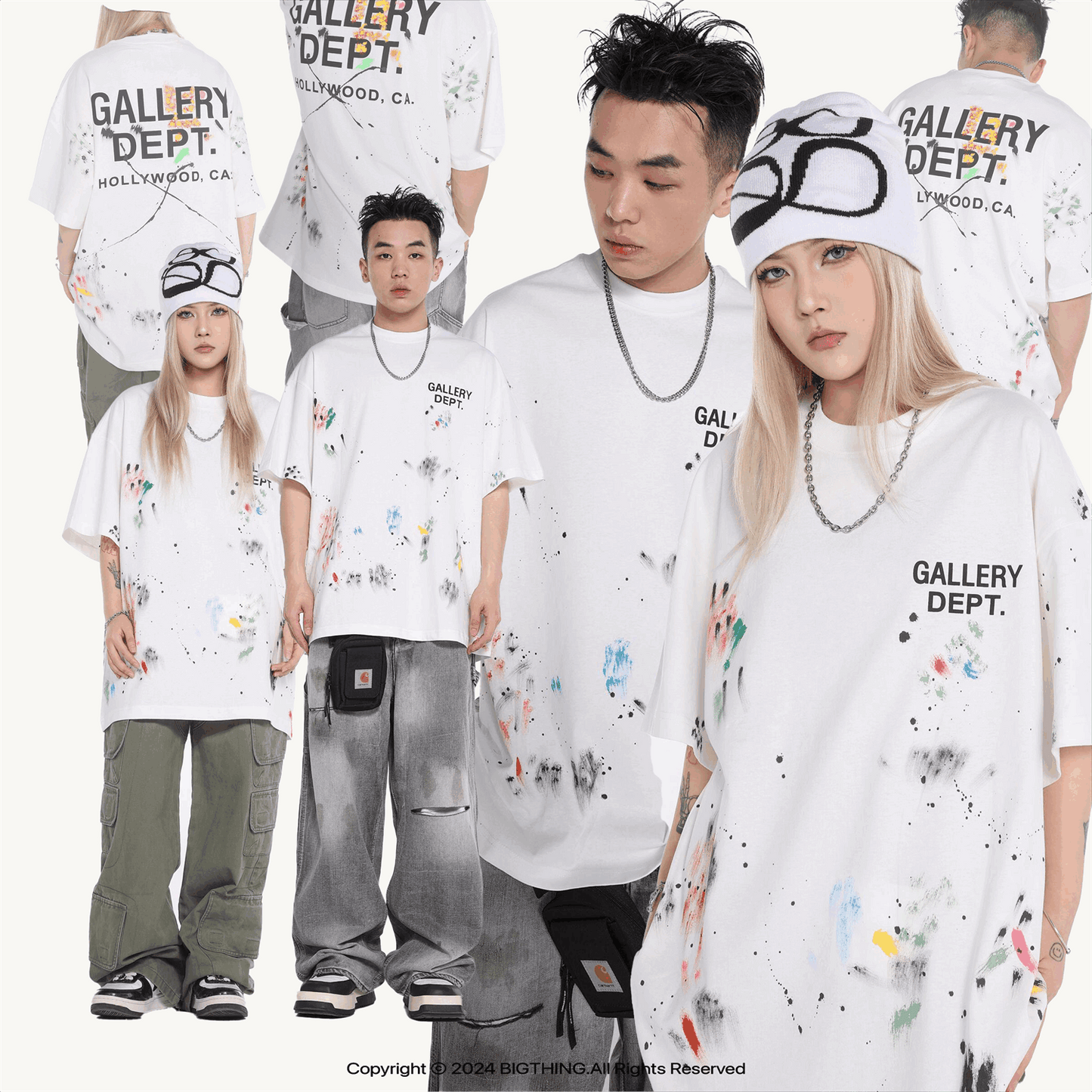 GALLERY DEPT New T-shirt D15_P65