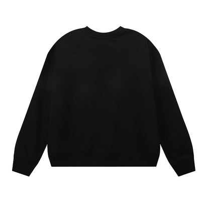 Purple Men's Long-Sleeve T-shirt Sweatshirt 1124