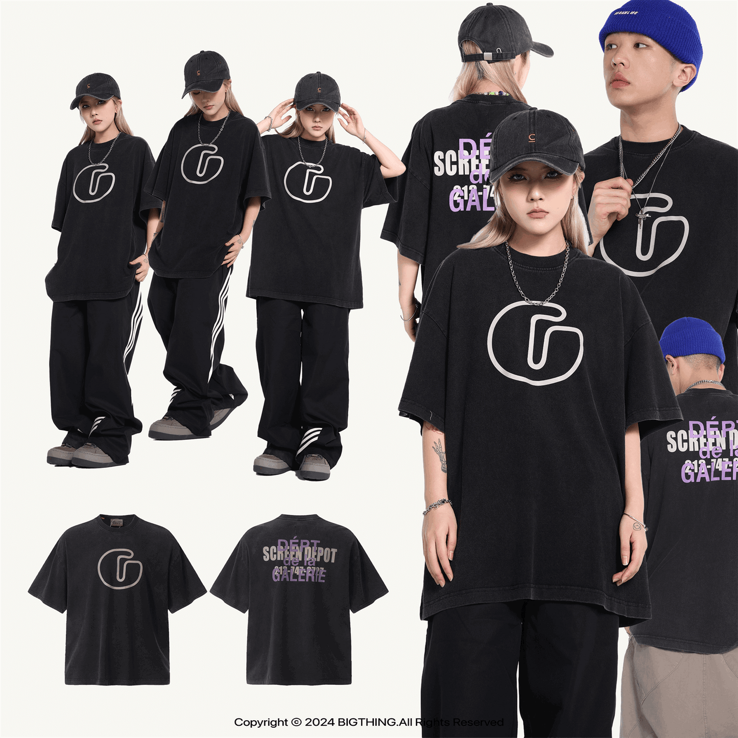 GALLERY DEPT New T-shirt D75_P49