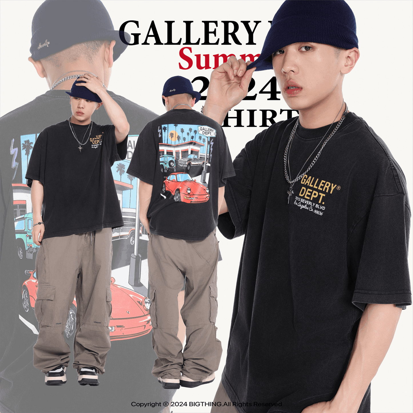 GALLERY DEPT New T-shirt D17_P58